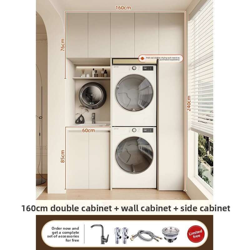 Kabinet Penyimpanan Bilik Tidur Balkoni Aluminium QW-