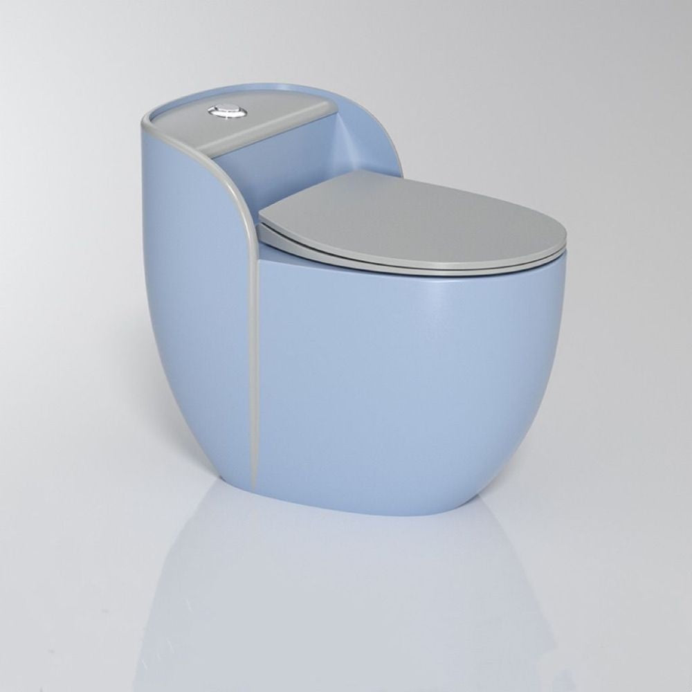 QW- Bathroom Cleaning Ceramic Colorful Toilet Bowl