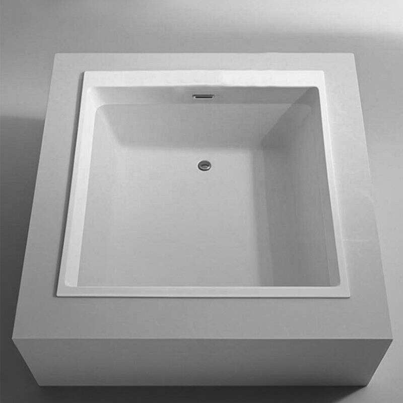 Tab mandi akrilik terbenam QW- Terbenam Tab mandi akrilik terbenam untuk kegunaan rumah