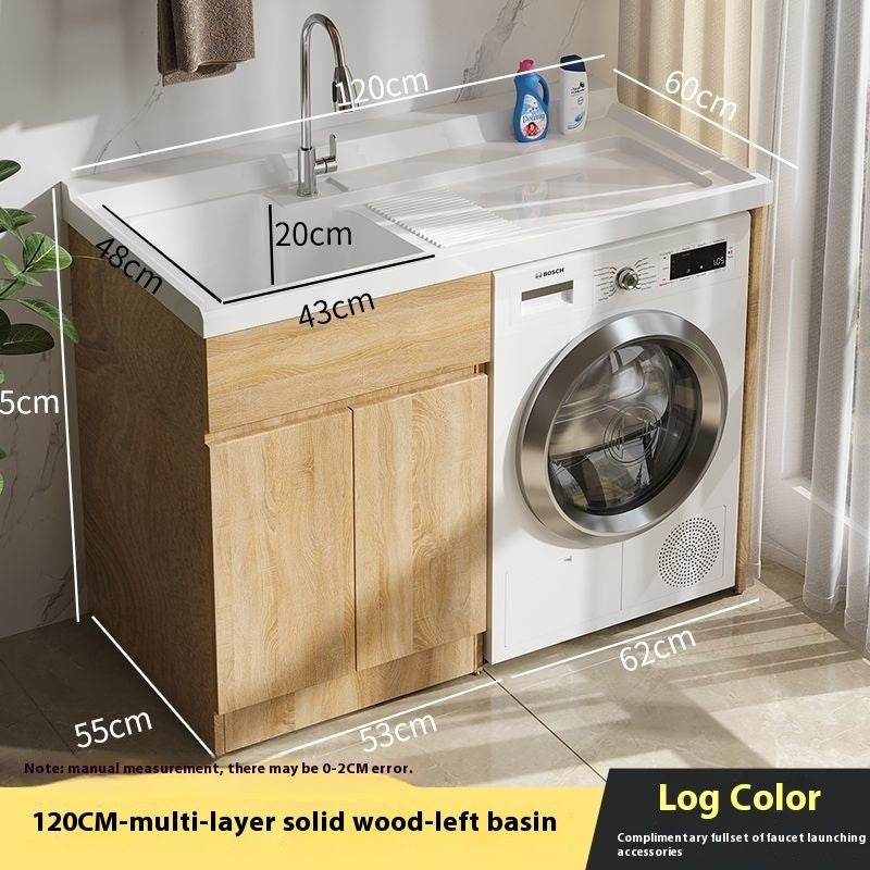 QW- Bathroom cabinet and bathroom sink set