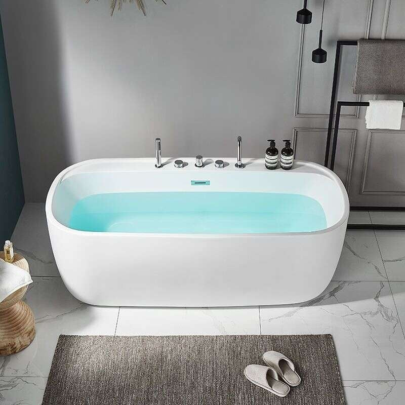 Tab Mandi Sistem Pemanasan Berterusan Spa Akrilik QW- 