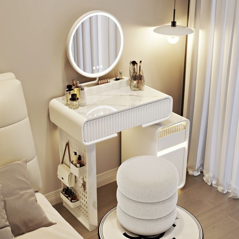 Bedroom Modern Simple Storage Cabinet Solid Wood Dressing Table