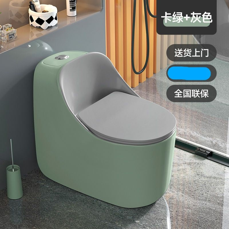 QW- Bathroom Cleaning Ceramic Colorful Toilet Bowl