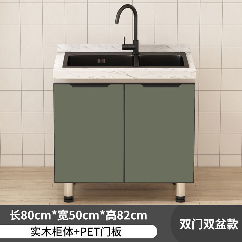 QW- Kabinet dapur, meja kerja pulau, kabinet simpanan dapur 