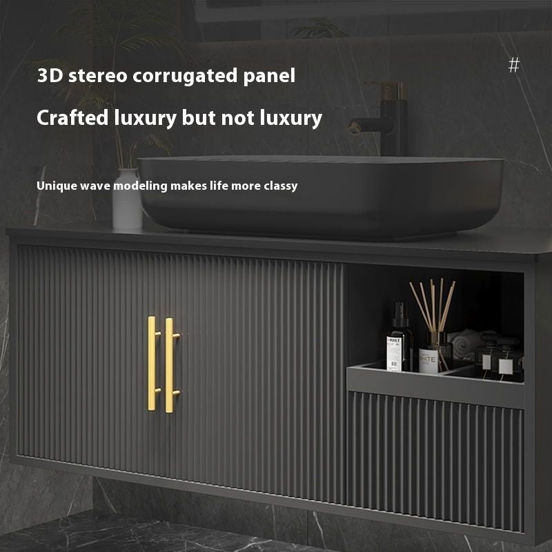 QW- Smart Bathroom, Mirror Bathroom Storage Cabinet, Basin Set