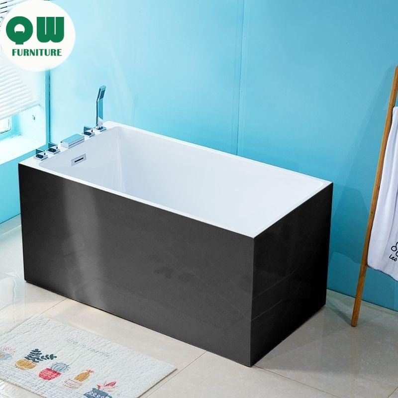 QW- Bathtub, small acrylic thick bathtub, bathroom accessories