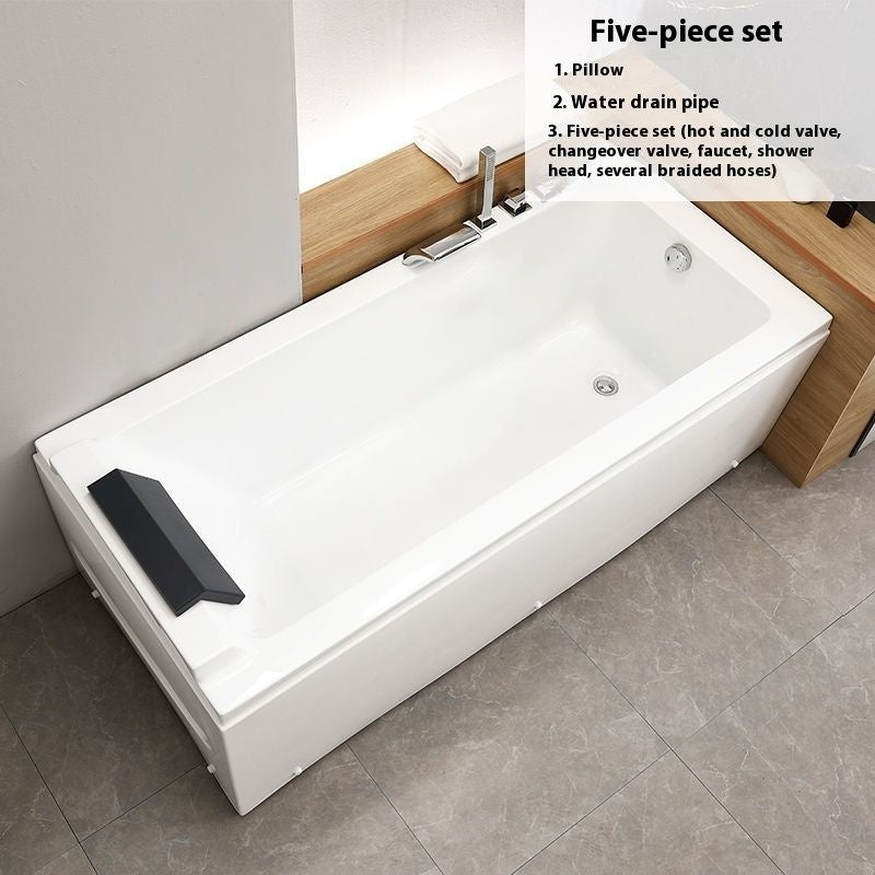 QW- Wave Massage Acrylic Home Bathtub