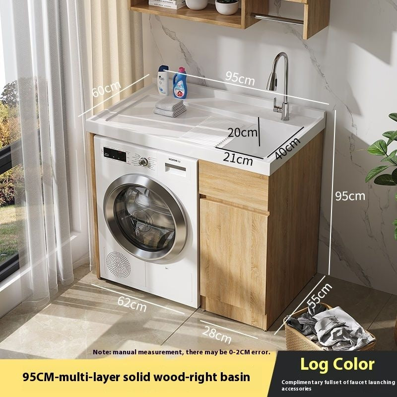 QW- Bathroom cabinet and bathroom sink set