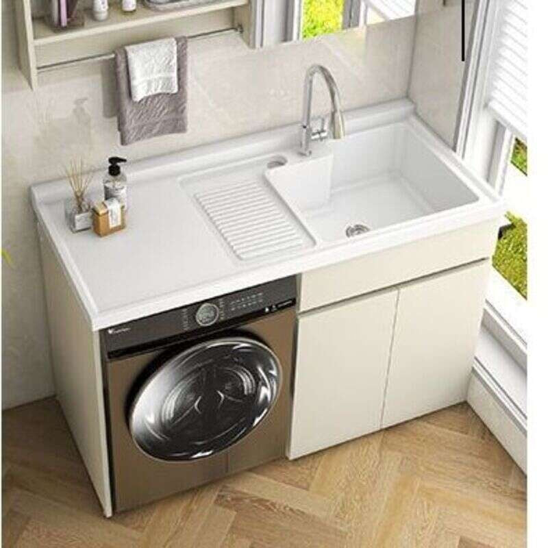 Set Singki Bilik Mandi Kabinet Penyimpanan QW- dengan Paip 