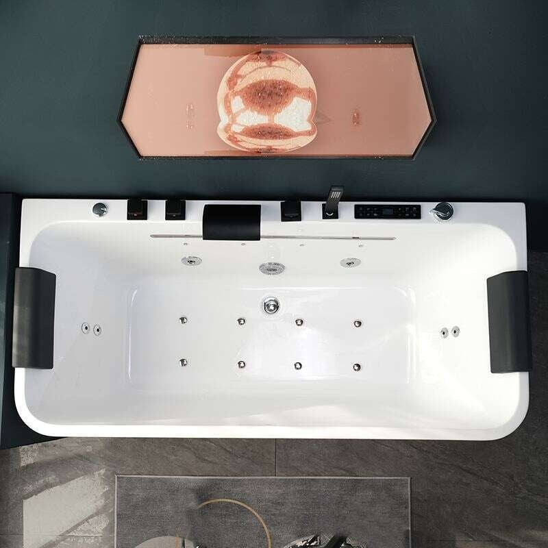 QW- Acrylic Heating System Water Massage Spa Bathtub