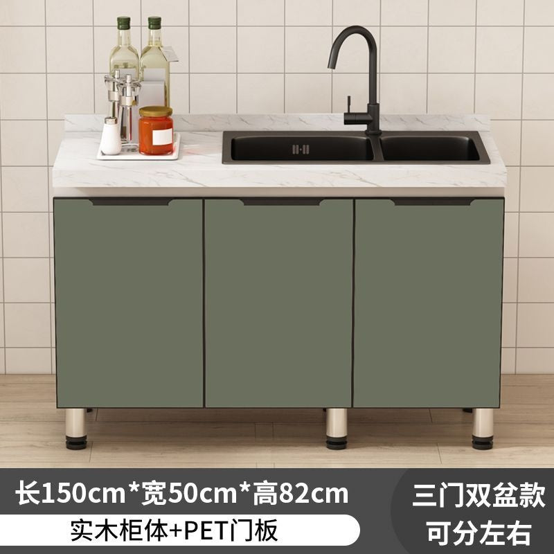 QW- Kabinet dapur, meja kerja pulau, kabinet simpanan dapur 