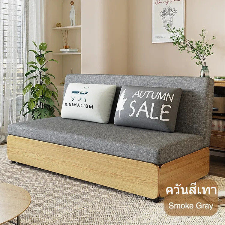 Ruang Tamu Bilik Single Kecil Dwi Guna Sofa Penyimpanan Pelbagai Fungsi Berganda Katil Lipat