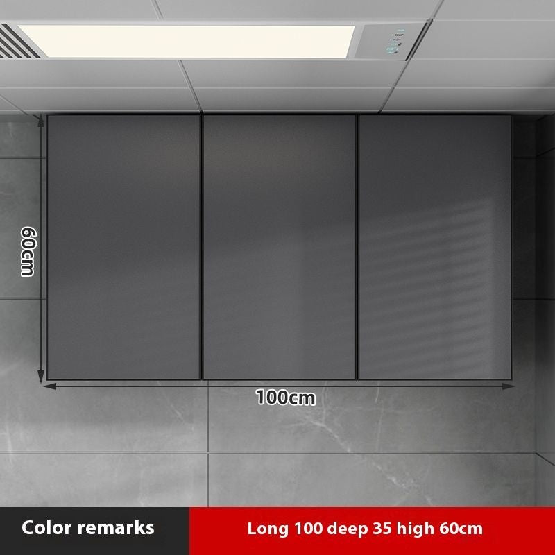 Kabinet Penyimpanan Dapur Gantung Aloi Aluminium QW- Kalis Air 