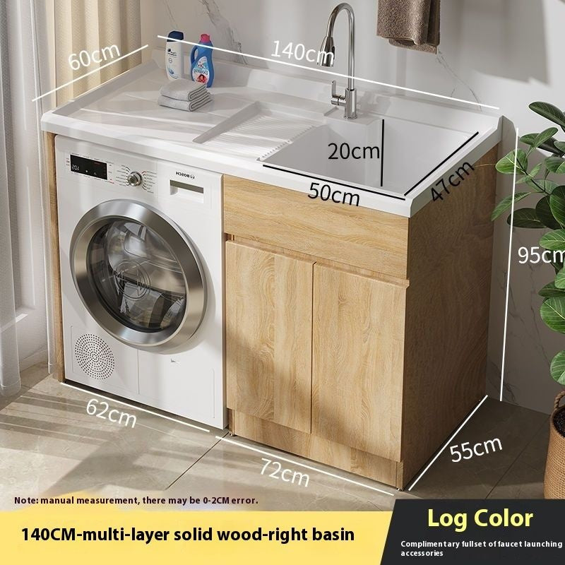 QW- Bathroom cabinet and bathroom sink set