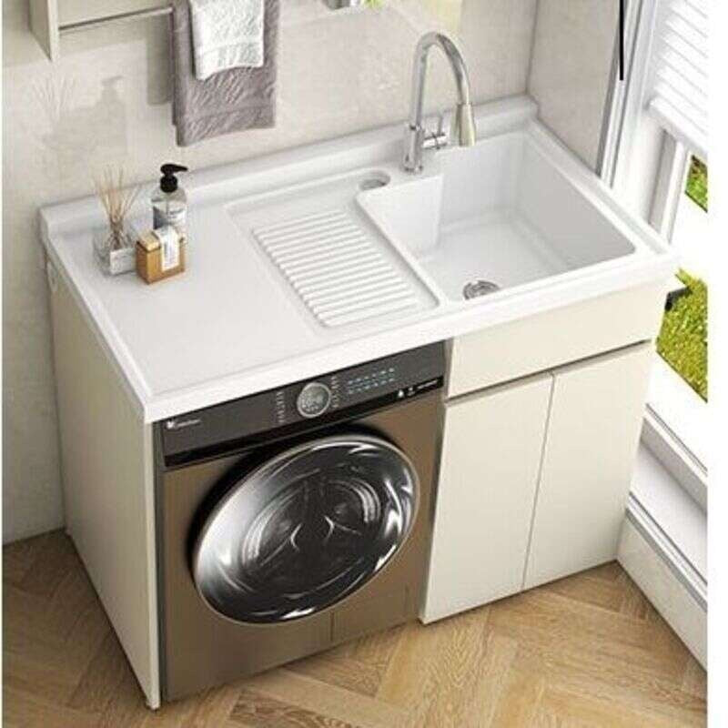Set Singki Bilik Mandi Kabinet Penyimpanan QW- dengan Paip 