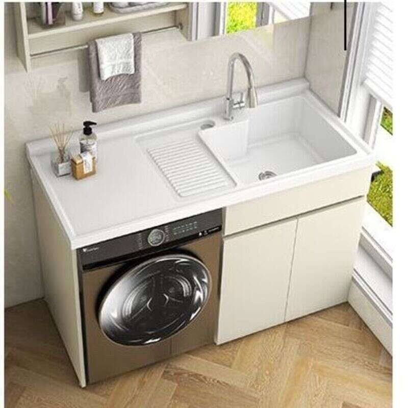 Set Singki Bilik Mandi Kabinet Penyimpanan QW- dengan Paip 