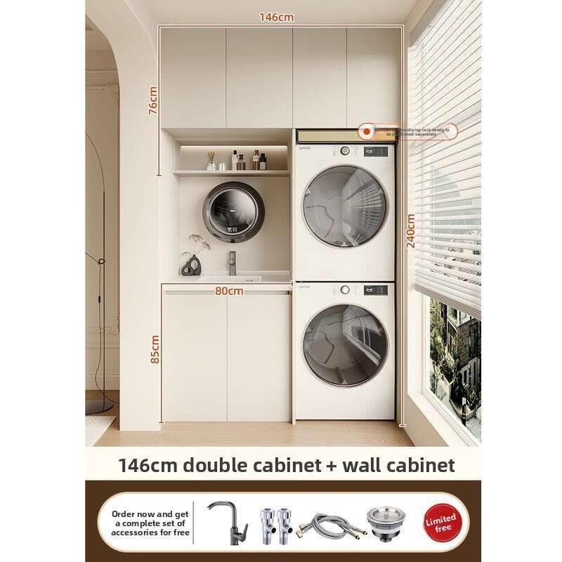 Kabinet Penyimpanan Bilik Tidur Balkoni Aluminium QW-