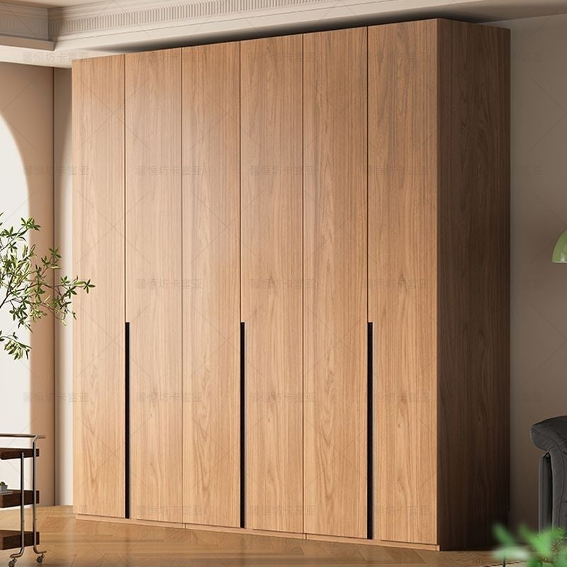 Home Bedroom Solid Wood Easy Assembly Small Wardrobe Children's Storage Cabinet