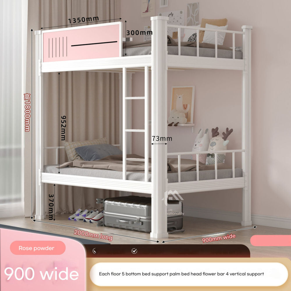 Upper bunk upper lower double beds, apartment shelves, high and low steel shelves