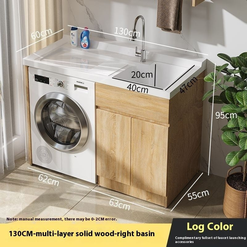 QW- Bathroom cabinet and bathroom sink set