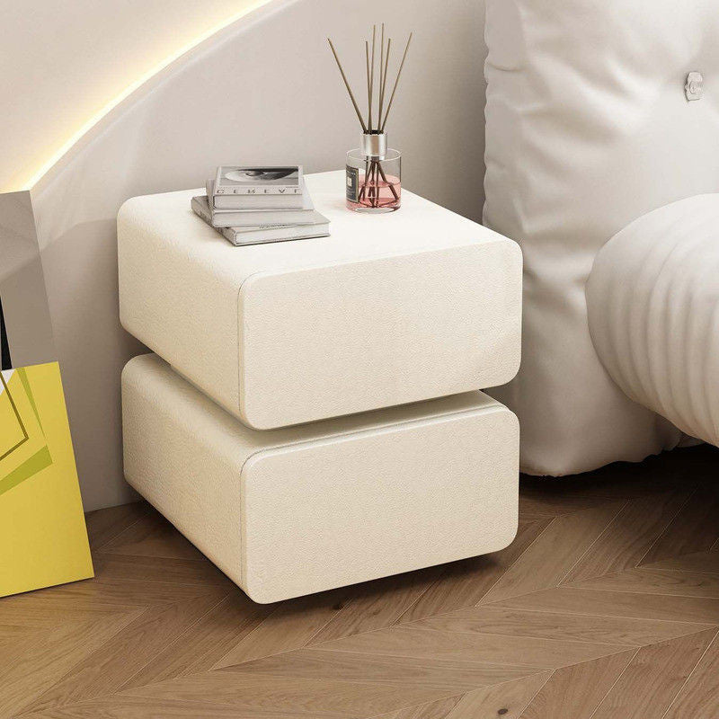 Smart Suspension Safe Bedside Luxury Premium Solid Wood Cabinet Large Bedroom with Light
