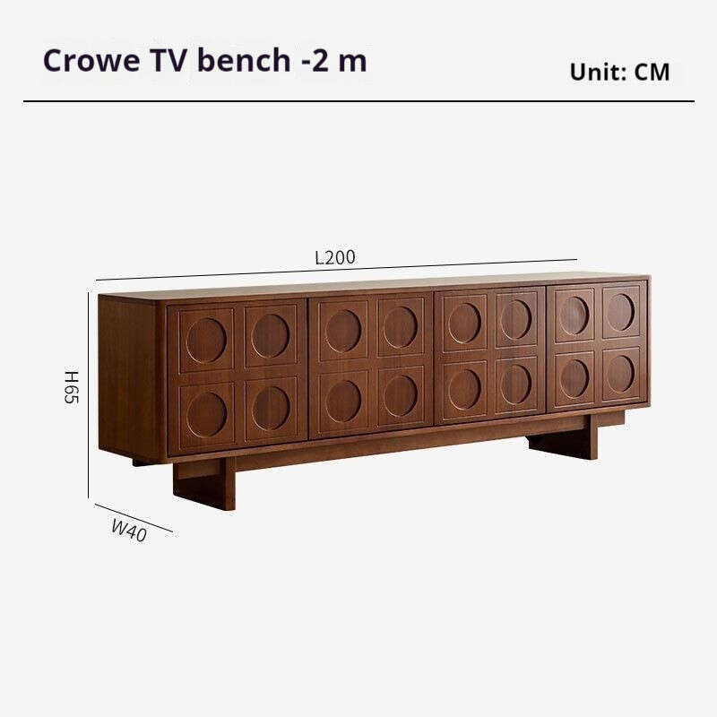 Nordic Vintage Simple Style Solid Wood Coffee Table Living Room Small Home TV Cabinet Geometric Ideas
