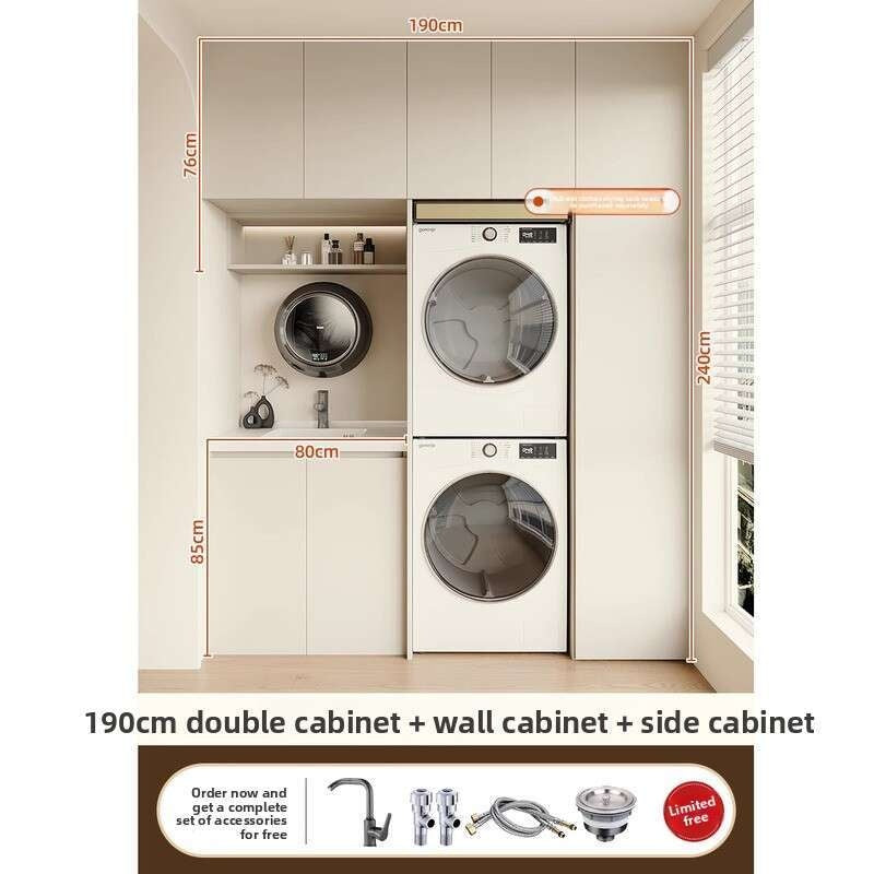 Kabinet Penyimpanan Bilik Tidur Balkoni Aluminium QW-