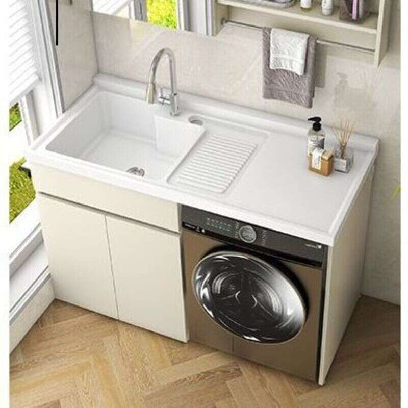 Set Singki Bilik Mandi Kabinet Penyimpanan QW- dengan Paip 