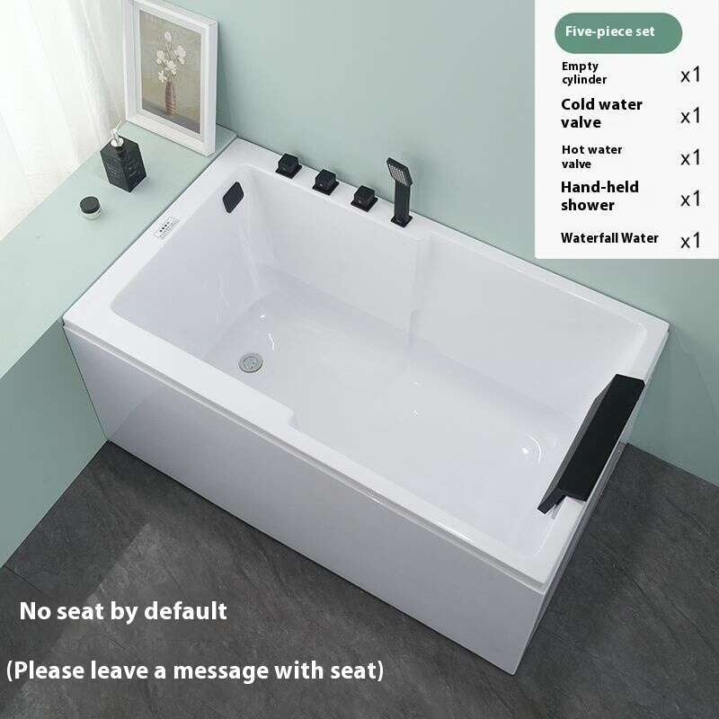 QW- Acrylic Spa Bathtub, Heated Bathtub