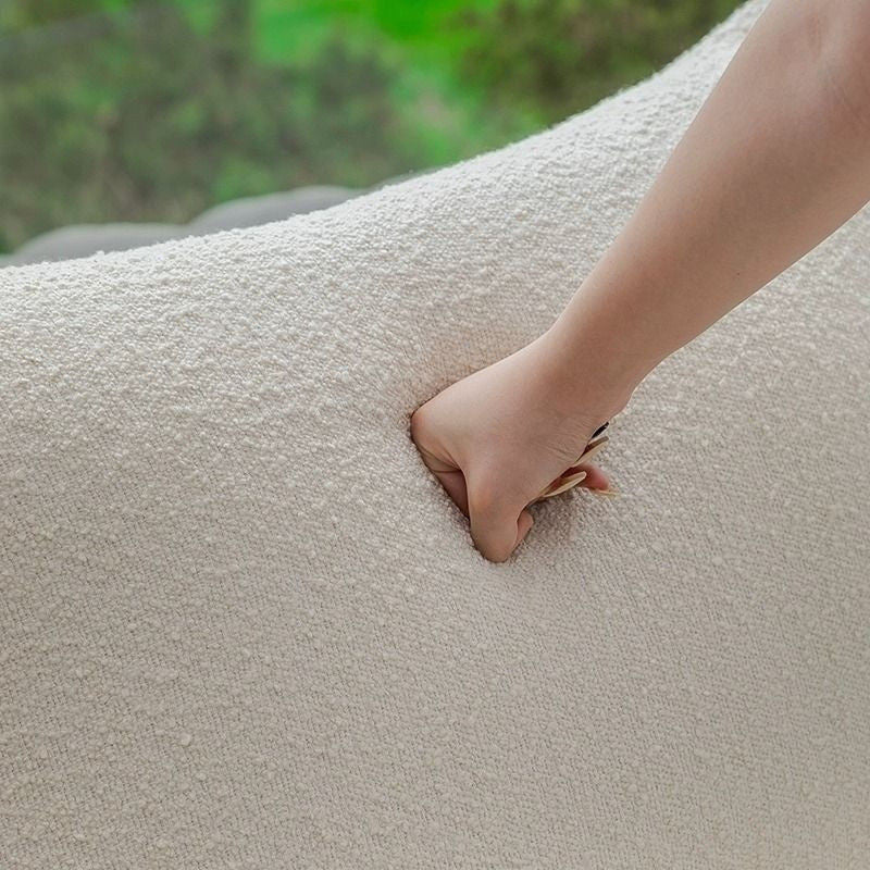 Kerusi Sofa Tunggal Reka Bentuk Ringkas Mewah Ringan Kerusi Goyang Hemp Kapas Ruang Tamu Rumah Kecil Balkoni Kain Bunga