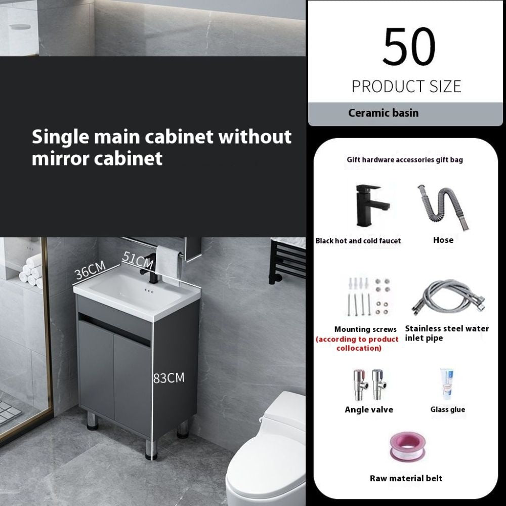 QW- Kabinet simpanan paling sempit Cermin pintar di bilik mandi Set sinki bilik mandi 