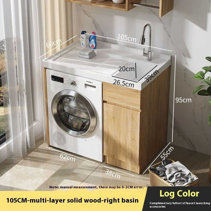 QW- Bathroom cabinet and bathroom sink set