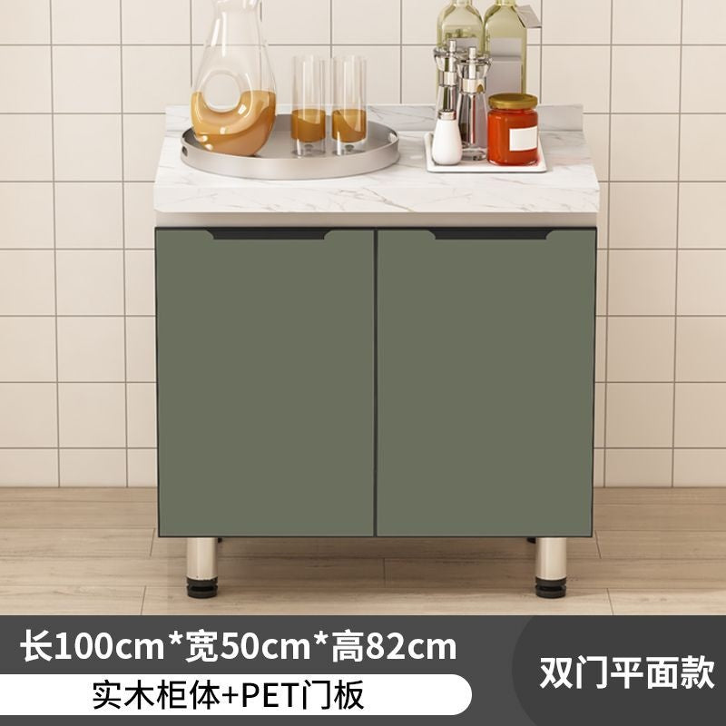 QW- Kabinet dapur, meja kerja pulau, kabinet simpanan dapur 