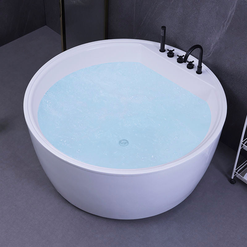 QW- Round Acrylic Bathtub, Surfing Bathtub