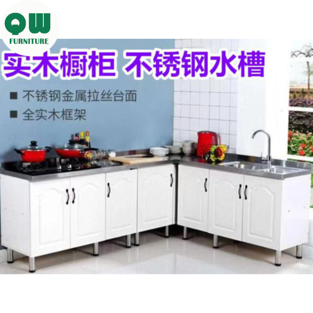 QW- Perkakas Keluli Tahan Karat untuk Kabinet Penyimpanan Dapur Rumah 