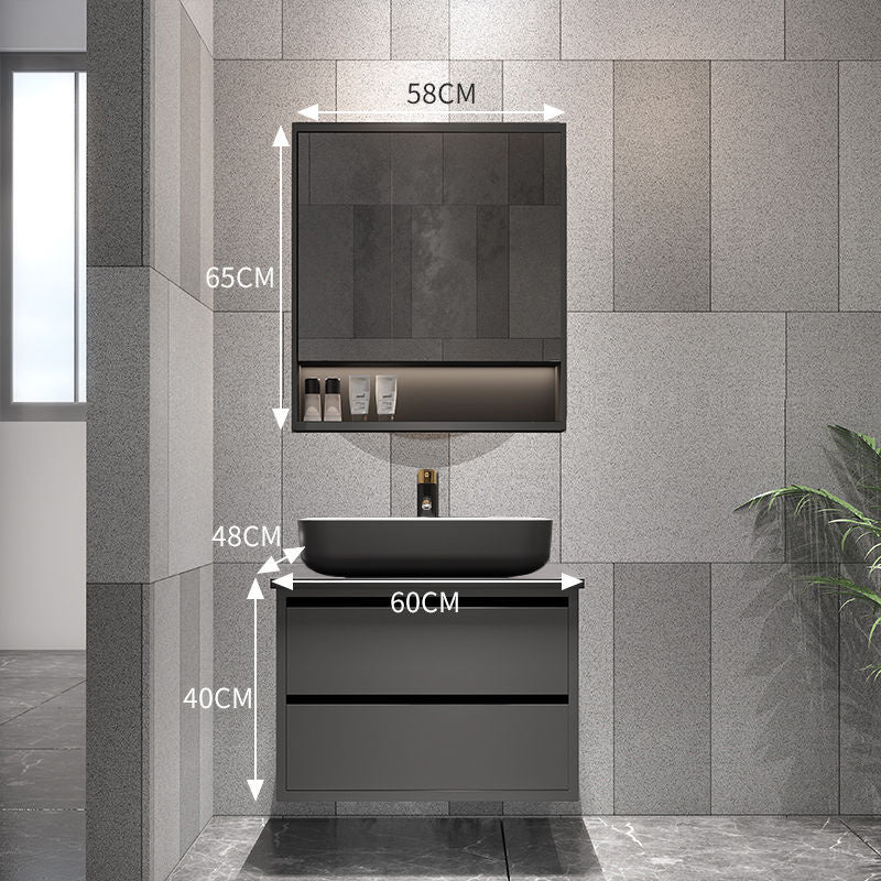 QW- Bathroom Set with Sink and Mirror, Smart Mirror Cabinet