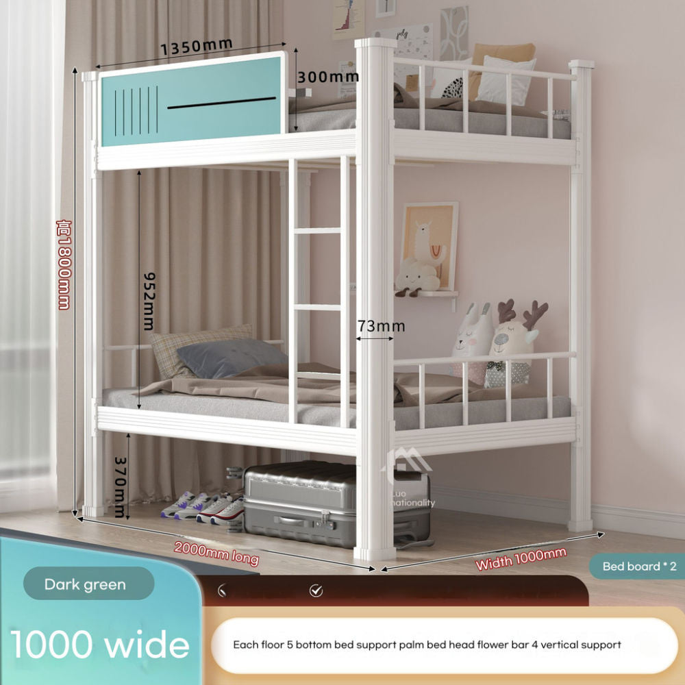 Upper bunk upper lower double beds, apartment shelves, high and low steel shelves
