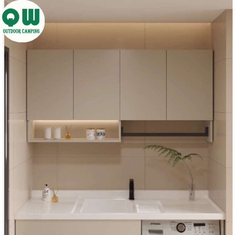 Kabinet Gantung Aluminium QW- Balkoni dinding Kabinet simpanan bilik mandi 