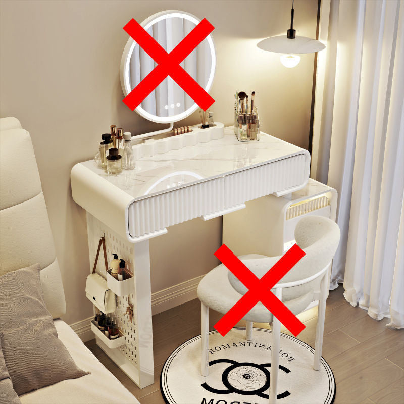 Bedroom Modern Simple Storage Cabinet Solid Wood Dressing Table