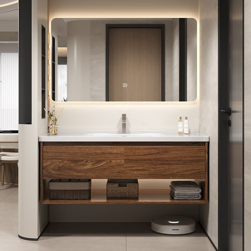 Kabinet kayu QW- Hua To Cermin pintar di bilik mandi Set sinki bilik mandi 