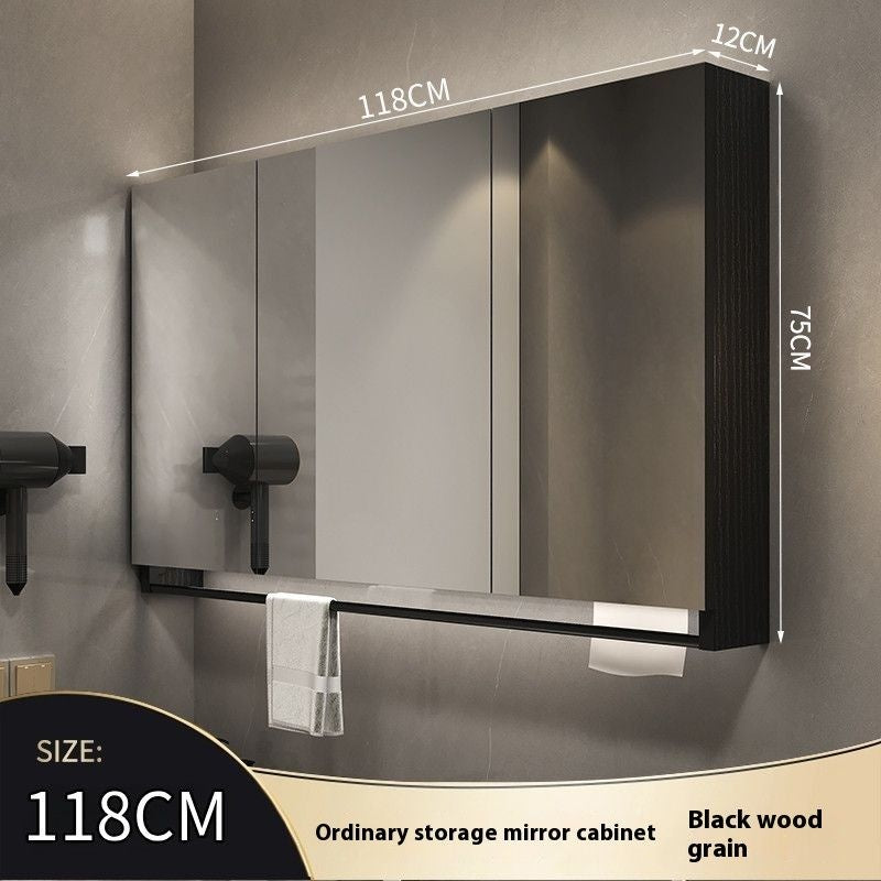 QW- Made of Real Wood Smart Mirror in the Bathroom Storage Cabinet