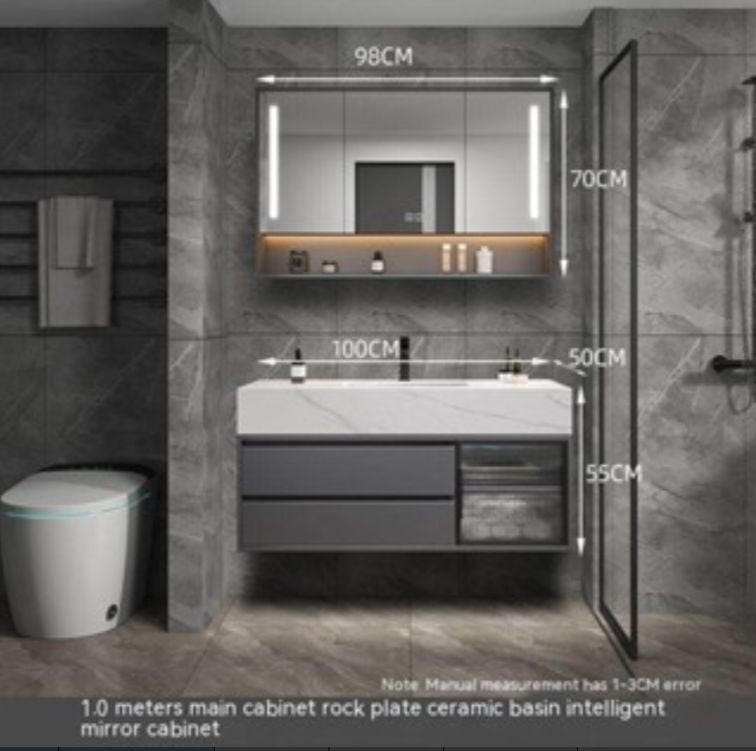 QW- Produk Spot/Penghantaran Bangkok Kabinet simpanan bilik mandi Cermin pintar di bilik mandi