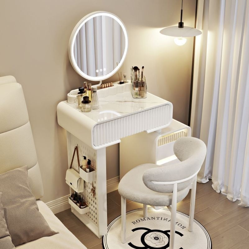 Bedroom Modern Simple Storage Cabinet Solid Wood Dressing Table