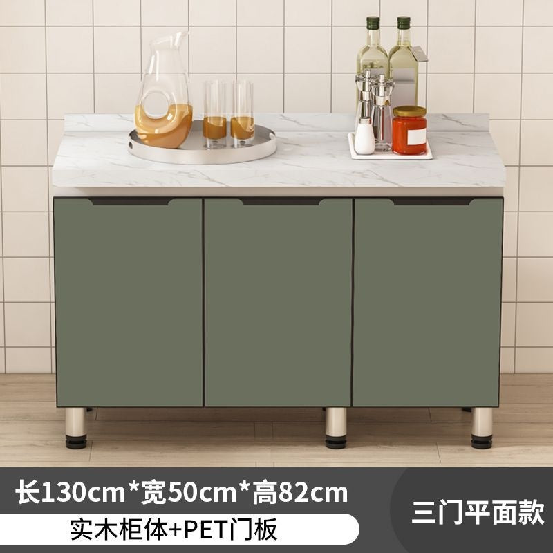 QW- Kabinet dapur, meja kerja pulau, kabinet simpanan dapur 