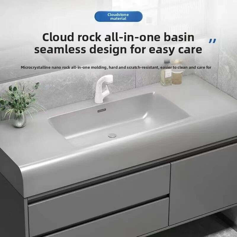 QW- Storage Smart Mirror Cabinet in the Bathroom, Bathroom Sink Set
