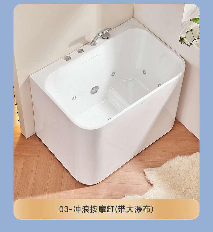 QW- Small Acrylic Spa Heating Bathtub