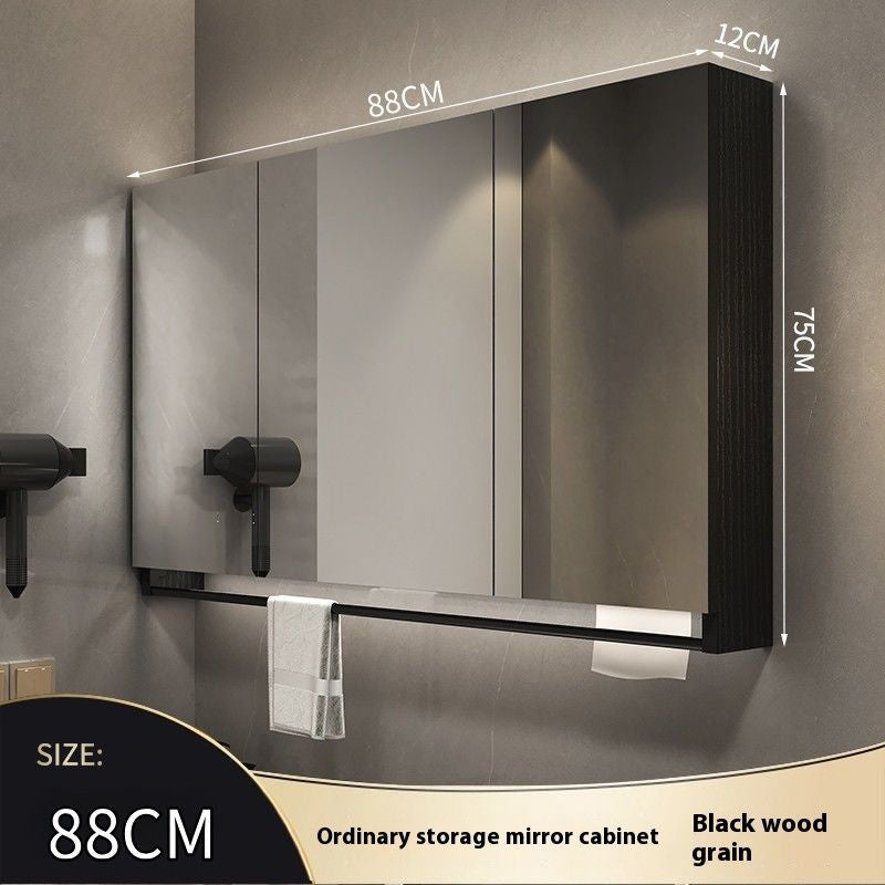 QW- Made of Real Wood Smart Mirror in the Bathroom Storage Cabinet
