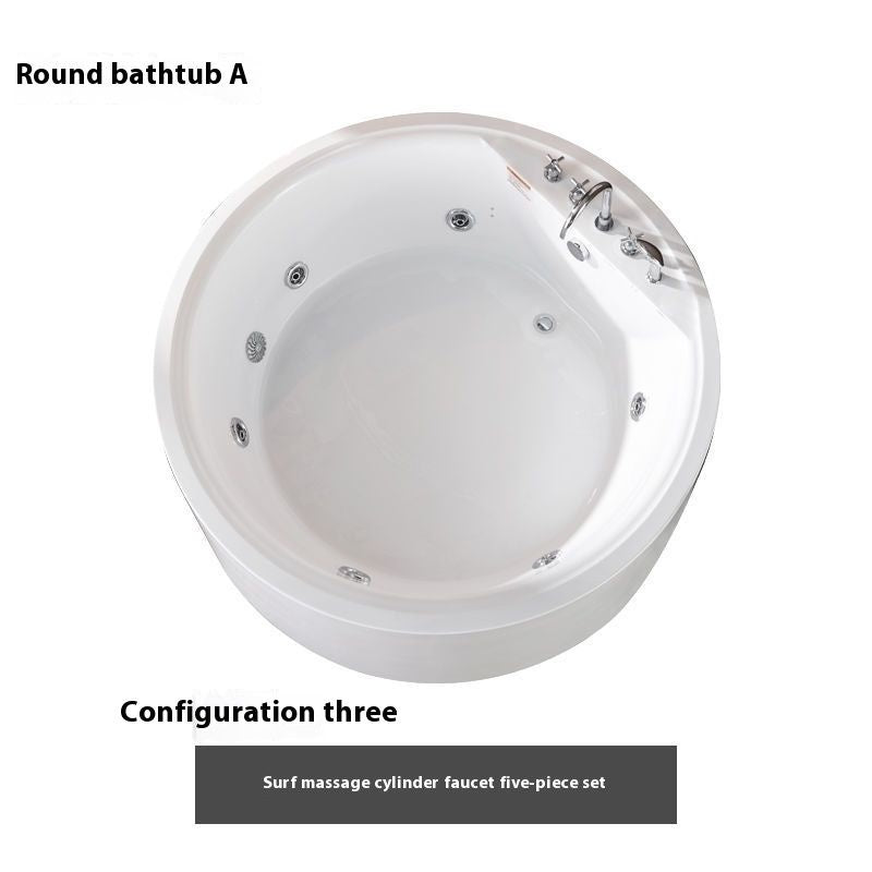 Tab Mandi Bulat QW- QW dengan Fungsi Luncur Air + Lampu 