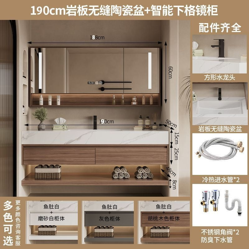 QW- Custom-made Storage Cabinet Smart Mirror in the Bathroom, Bathroom Sink Set