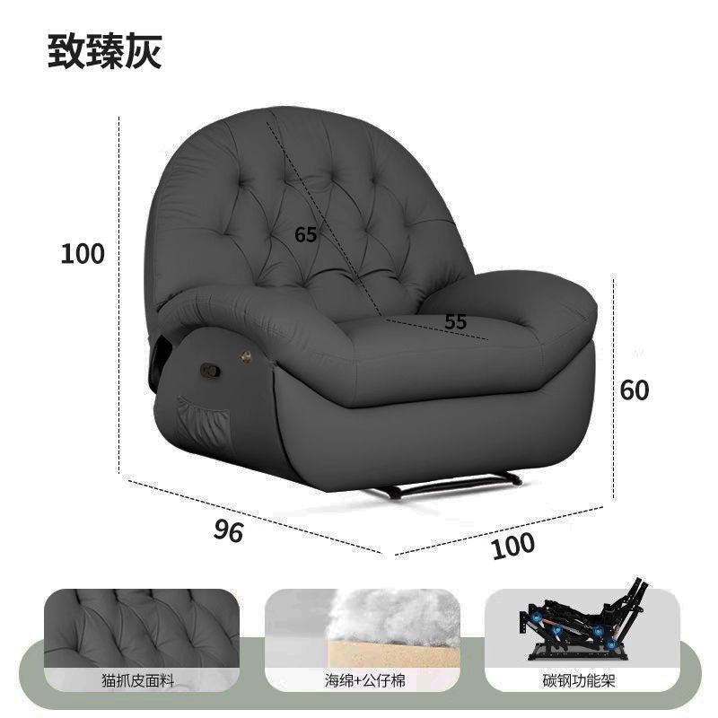 Multi-purpose sofa living space electric relaxation single rotating rocking chair